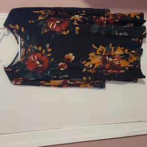 Long-Sleeve, Floral Dress